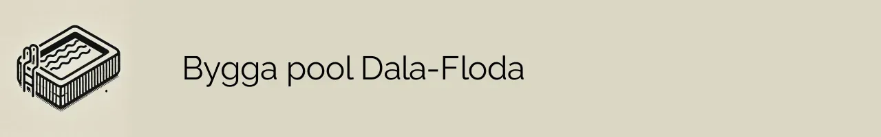 Bygga pool Dala-Floda